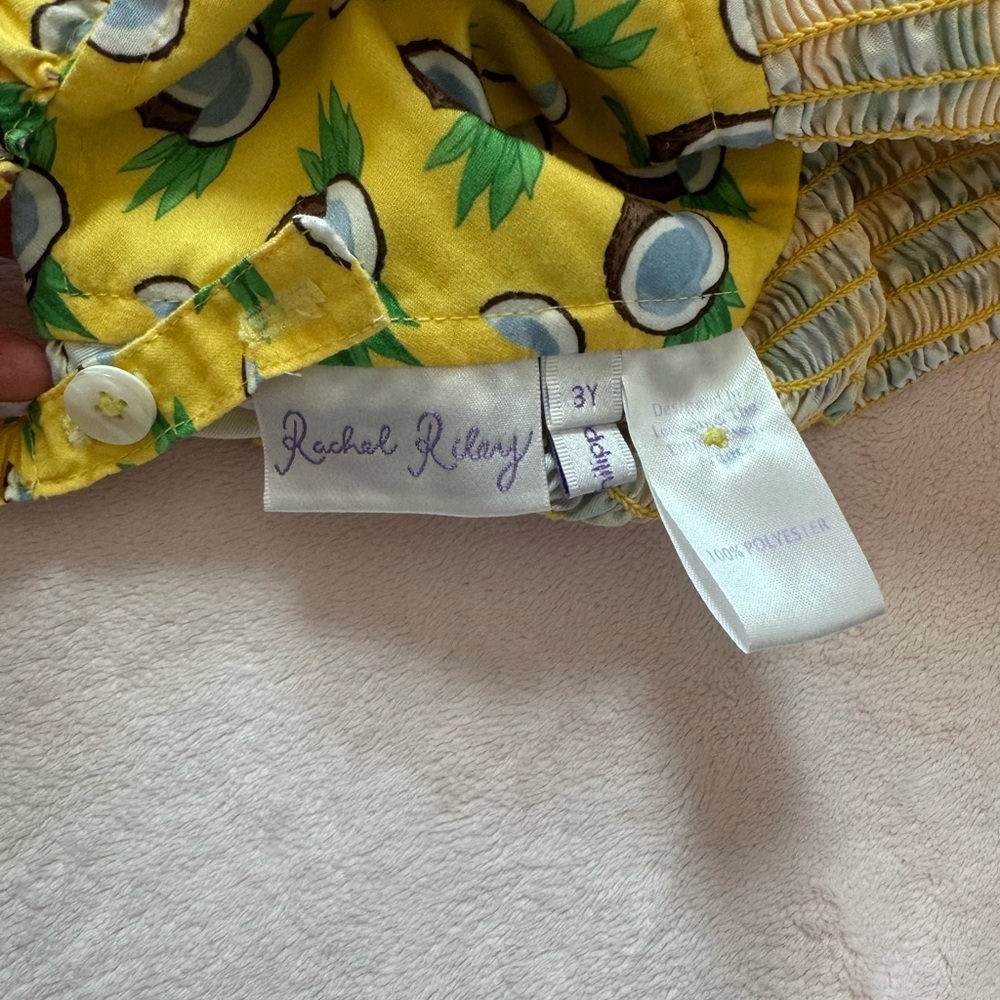 Rachel Riley Coconut Ruched Swimsuit - Picture 3 of 3